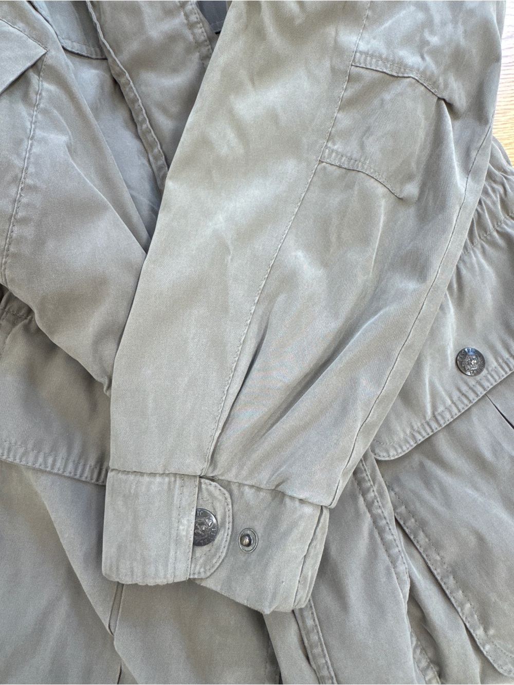 Pacific Trail Men's Tan Khaki Utility Field Jacket Parka S Outdoor Cabincore - Picture 10 of 13